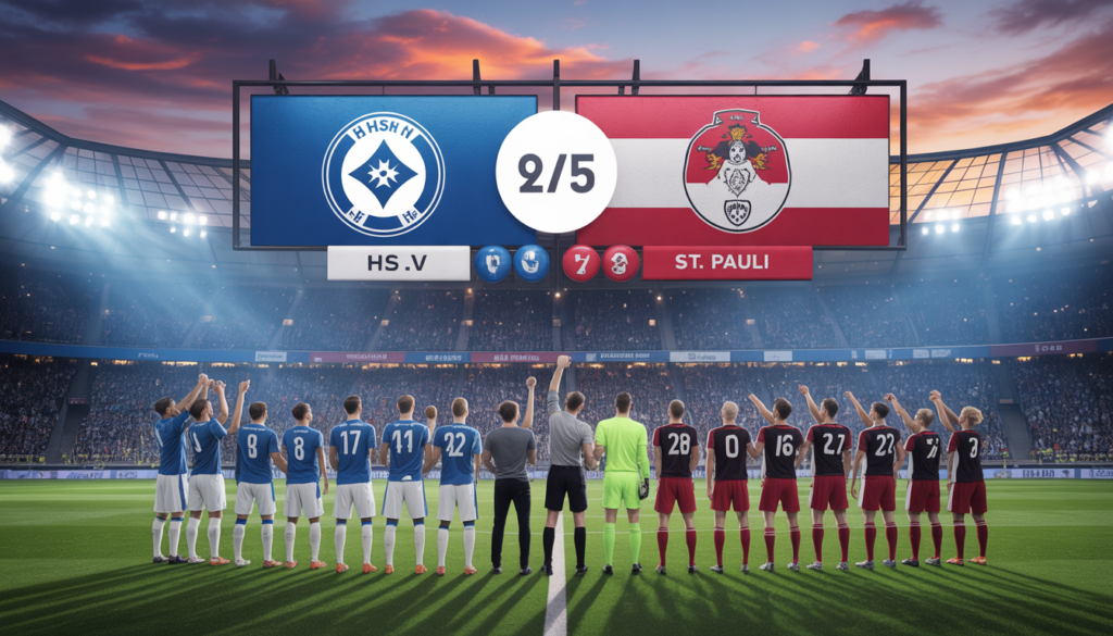 Aufstellungen: Teilnehmer HSV gegen FC St. Pauli – Die heiße Derby-Vorschau