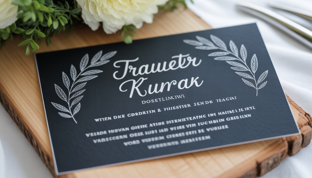 Trauerkarte Schreiben Vorlage Kurz: Der Ultimative Leitfaden